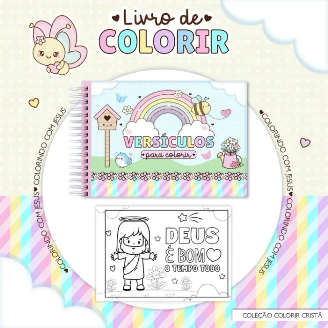 Livro de Colorir Cristão