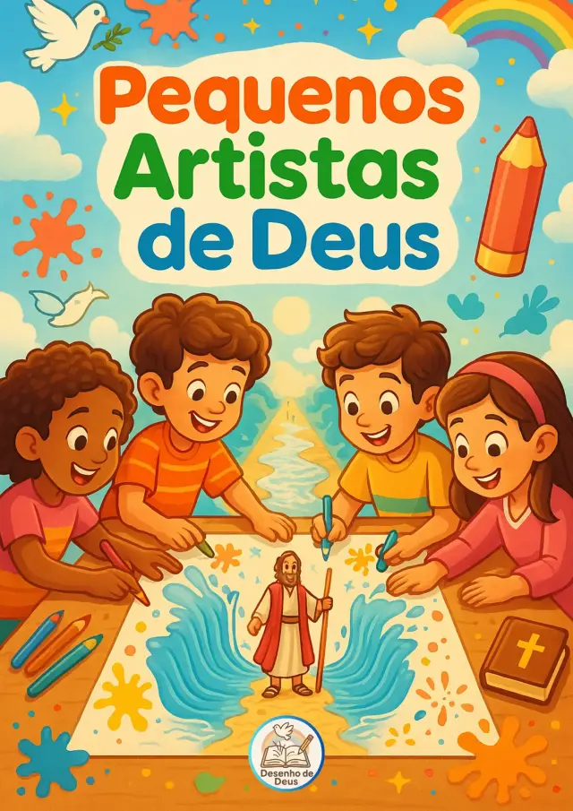 Livro de Colorir Cristão - Capa da Coleção