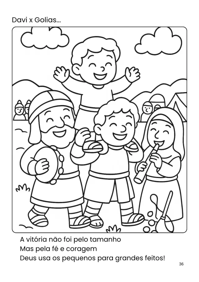 Livro de Colorir Cristão - Página 38